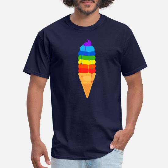 Rainbow Ice Cream LGBT Gay Pride 